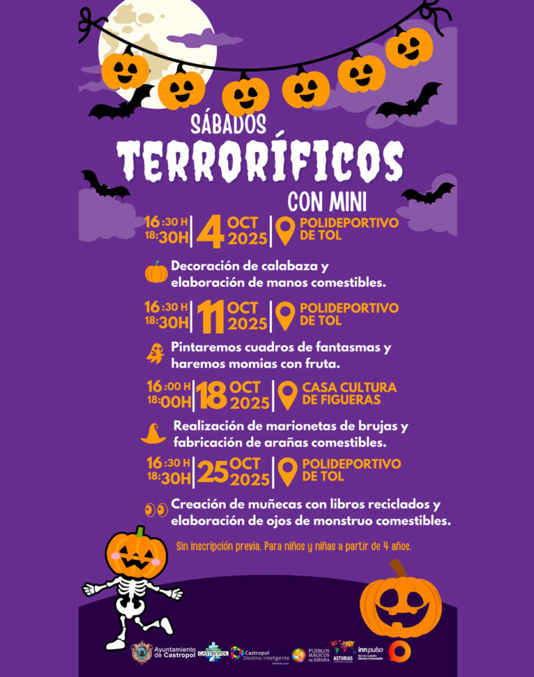 Llegan los Sábados terroríficos con Mini 13 HALLOWEEN CON MINI