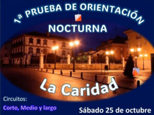 Inicio 31 1ª Prueba de orientación nocturna