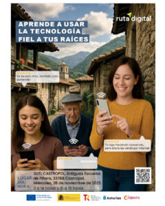 Inicio 27 La Ruta Digital hace su primera parada en Castropol, con un aula móvil que ofrece formación digital gratuita