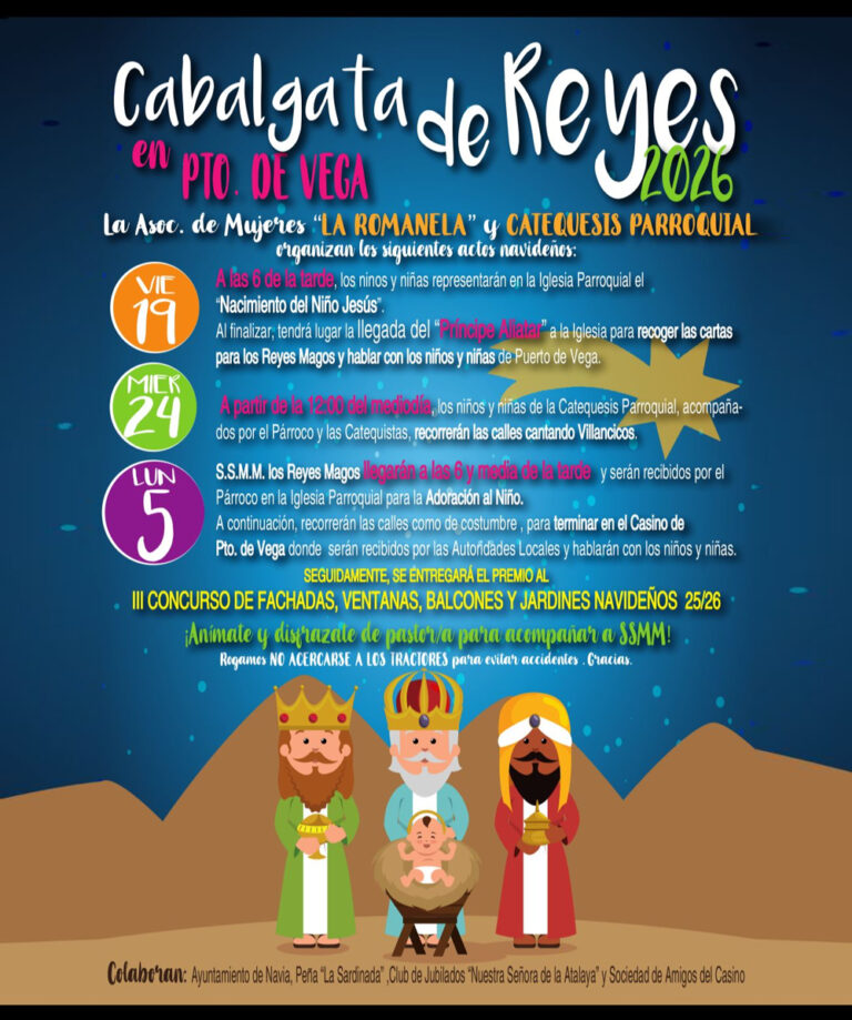 cabalgata en puerto de vega