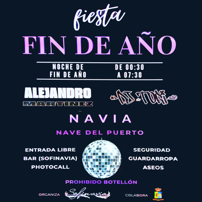 Navia celebra la llegada del nuevo año con fiesta nocturna abierta al público 2 findeano