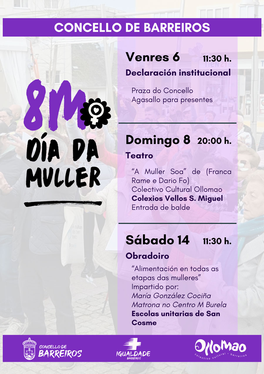 Cartel 8M Barreiros