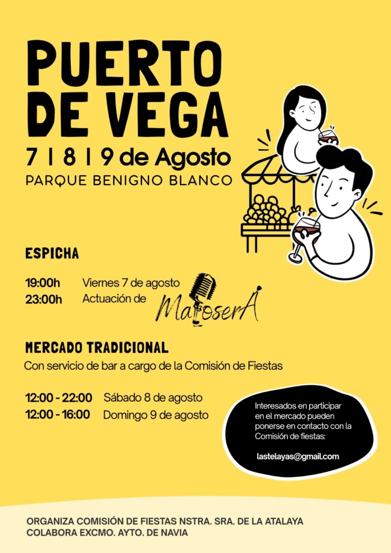 Espicha y Mercado Tradicional en Puerto de Vega 1 Espicha mercado