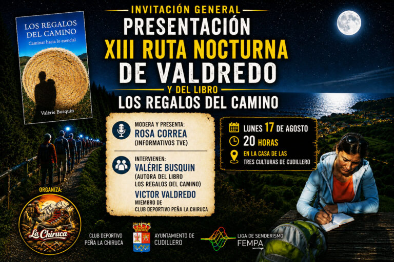 PRESENTACIÓN XIII RUTA NOCTURNA DE VALDREDO 7 INVITACION PRESENTACION NOCTURNA OFICIAL 1 1