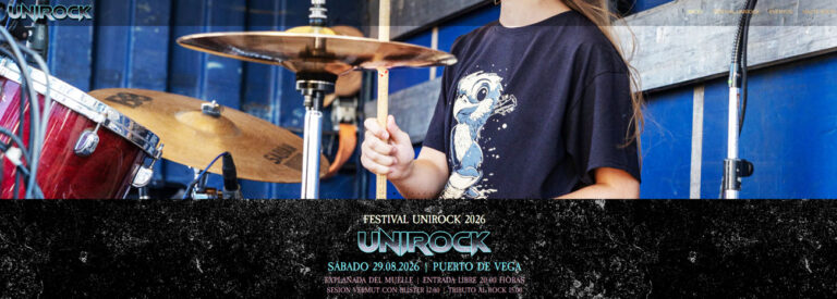 Unirock 2026 llenará Puerto de Vega de rock, cultura y actividades familiares losdías 28, 29 y 30 de agosto 2 Sin titulo 2